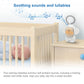 Vtech Dm1411 Audio Baby Monitor & Portable Soother Dual-Unit Rechargeable Battery, Long Range, Soft-Glow Night Light, Soothing S