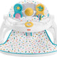 Fisher-Price Portable Baby Chair Deluxe Sit-Me-Up Floor Seat with Snack Tray, Rainbow Sprinkles