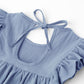 Lyxiof Toddler Baby Girl Cotton Linen Dress Ruffle Sleeve Halter Sleeveless Kids Casual Dresses Smoky Purple 110Cm