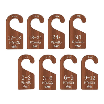 CLUB BOLLYWOOD The Style Sutra 8Pcs Baby Closet Size Divider Easily Sort and Organize for Photography Props|Other Nursery Dco|8 