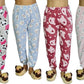 MUKHAKSH (Pack of 4 Girls Winter Woolen Printed soft & Warm Pyjama Pant Bottom Wear Lower Lounge Pant for Night Wear, Print & Co