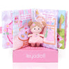 LeyaDoll Interactive Sensory Soft Cloth Book, Educational Crinkle Quiet Activity Busy Book for Babies,Toddler Travel Toy Gift fo
