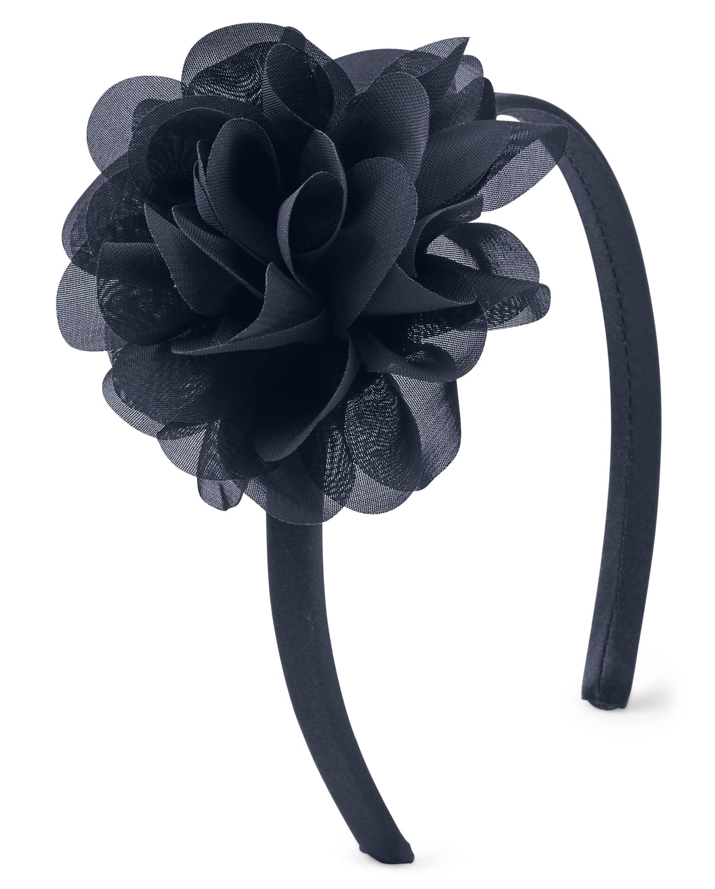 Gymboree girls Toddler Hair Accessories Headband, Navy Flower Hb