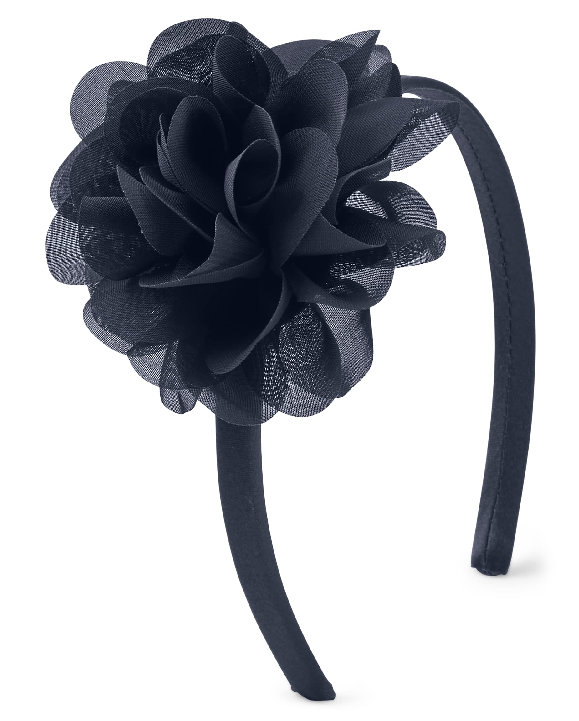 Gymboree girls Toddler Hair Accessories Headband, Navy Flower Hb
