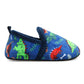 Lisdwde Kids Slippers Boys Girls House Slippers Indoor Shoes Winter Warm Cotton Slipper Cozy Plush Home Slippers Blue Dinosaur 3