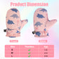Fynnsure Toddler Mittens Baby Waterproof Snow Gloves Kids Ski Snow Gloves Cold Weather Mittens For Boys Girls Pink Dinosaur 4-6