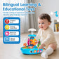 Baby Toys 6-12 Months, Press & Glow & Spin Infant Toys, Cause and Effect Baby Musical Toys Educational Toy for 1 Year Old, 1st B