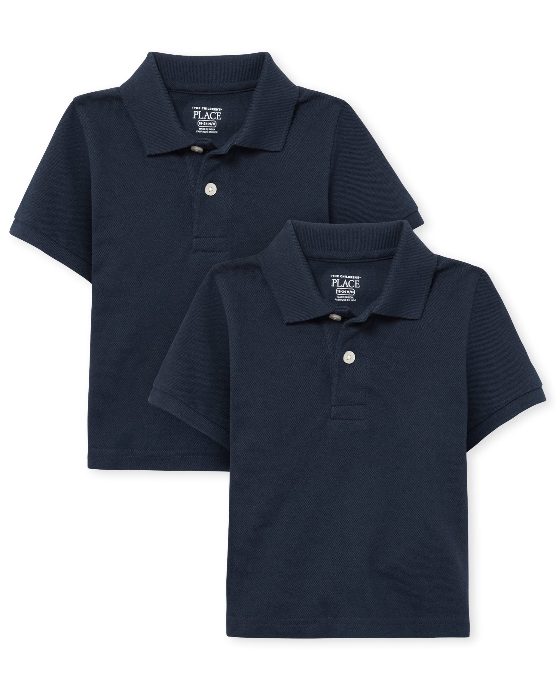 The Children'S Place Baby Boys And Toddler Boys Short Sleeve Pique Polo, Nautico, 3T