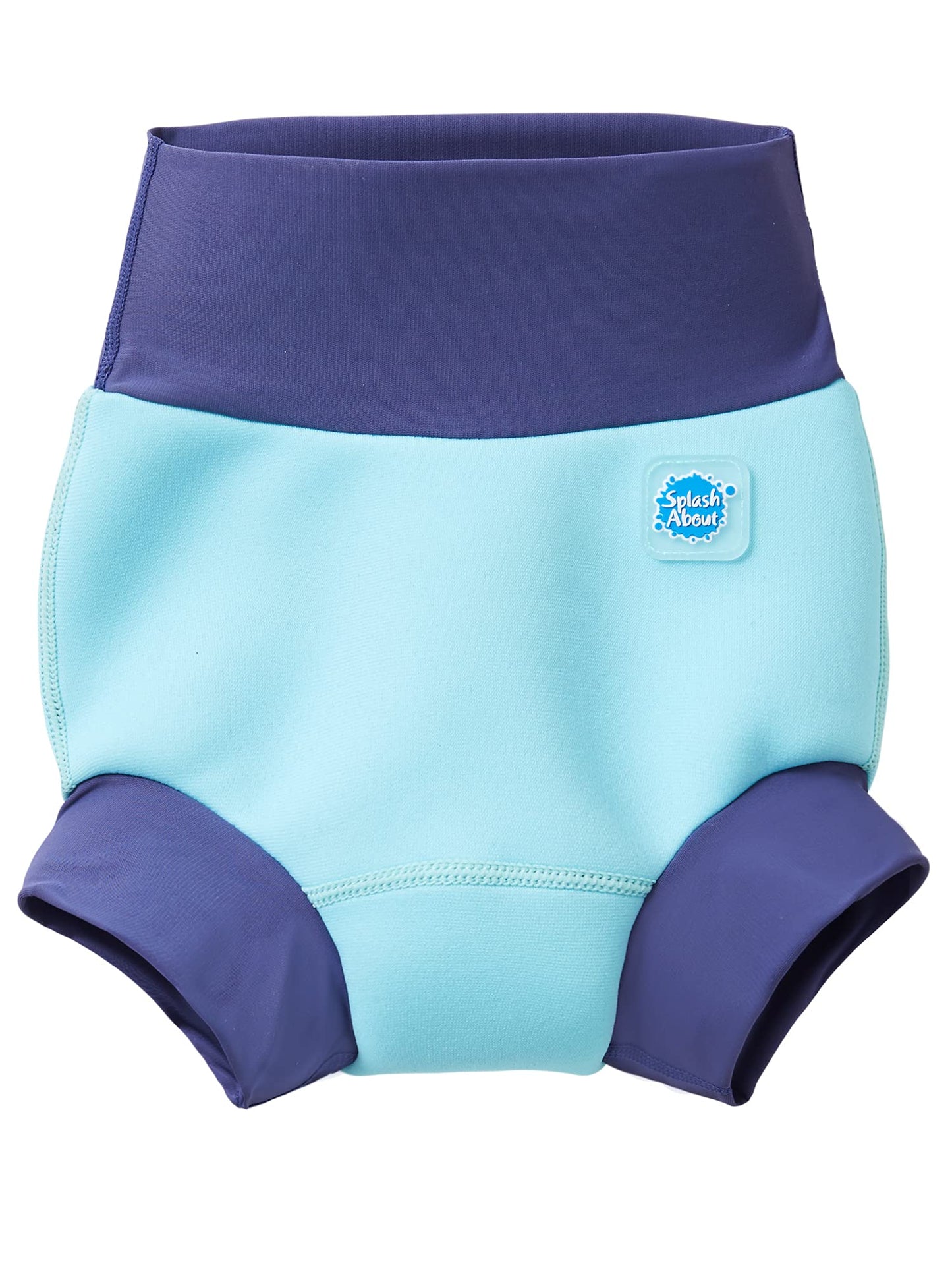 Splash About Happy Nappy Reusable Swim Diaper,Blue Cobalt, 6-12 Months