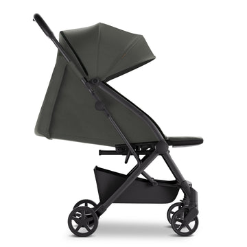 Mompush Lithe V2 Lightweight Travel Stroller, Compact Foldable Baby Stroller with Travel Bag, One-Hand Fold Stroller, Snack Tray