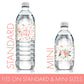 Baby In Bloom Baby Shower Water Bottle Labels, 24 Waterproof Stickers For Pink Floral Boho Girl Baby Shower