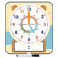 ANCOMEDO Large 12  Magnetic Writable Dry Erase Teaching Clock with Cute Style, Teaching Demonstration Clock for Kids Learning Pr