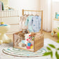 Orionstar Wooden Baby Shower Crate Closet, Baby Gift Basket With Handle, Baby Shower Basket Closet For Baby Clothes, Pregnancy G