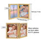 Kullder Baptism Gift For Baby Boy Or Girl Personalized Baptism Frame Godchild Praying Gift 5X7 Double Frame For Christening Show