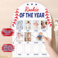 Berry First Year Photo Board Strawberry Birthday Party Wooden Board Decorations 12 Monthly Milestone Picture Frame One Year Old