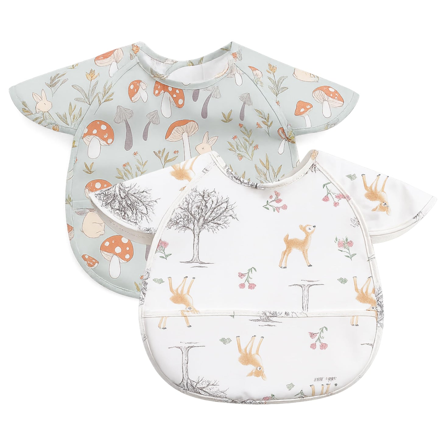 Chic Buddy Baby Feeding Bibs 6 To 12 Months  Waterproof Bib And Apron For Babies Upto 36 Months, Boys & Girls, EasyClean Food 