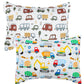 ALVABABY Toddler Pillowcases 2 Pack Organic Cotton Fit 13x 18 or 14x19 Kids Pillow Cover Envelope for Girl Boy Travel(Pillowcase