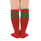 Zando Christmas Knee High Socks For Toddler Girls Kids Striped Knee Socks Boys Long Socks For Cosplay Party Holiday Christmas Tu