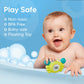 Aycorn Digital Baby Bath & Room Thermometer - Fahrenheit with LED Display & Temperature Warning - Infant Baby Bath Toys Floating