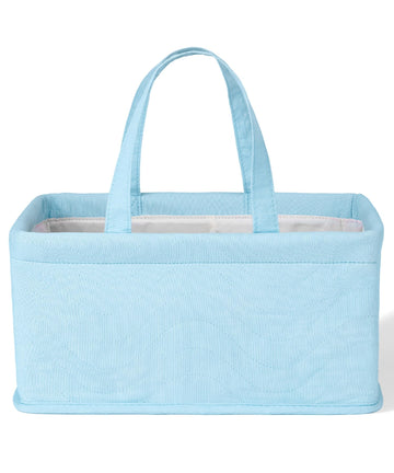 Mr. Pen- Baby Diaper Caddy Organizer, Blue Quilted Fabric, Diaper Organizer, Car Diaper Caddy, Baby Caddy Organizer, Portable Di