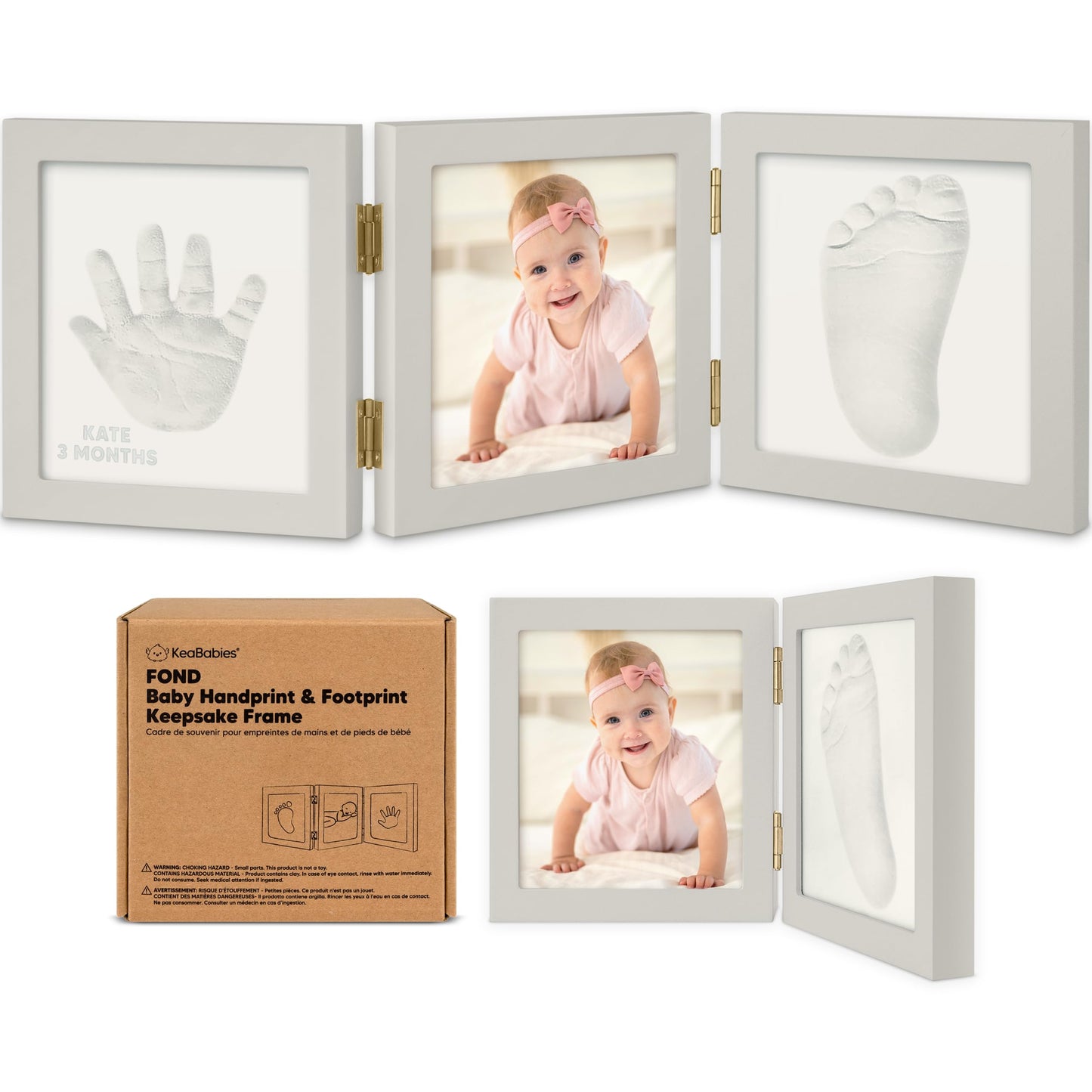 Baby Shower Gifts For Boys, Girls - Baby Hand And Footprint Kit, Foot Print Kit For Baby, Newborn Keepsake Footprint Kit, Nurser
