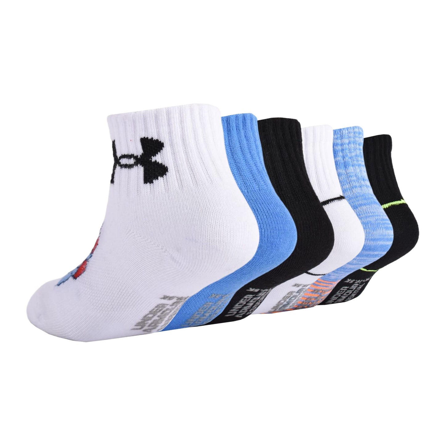 Under Armour Baby Boys Multi Pack Quarter Sock, Dark Blue, 6-12 Months