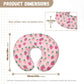 Tongluoye Strawberry Nursing Pillow Cover For Baby Girl Boy Stretchy Removable Covers For Breastfeeding Pillows Safe And Snug Br