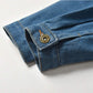 SOFEON Toddler Baby Boy Girls Denim Jacket Button Down Basic Ripped Hoodie Jeans Coat Kid Cowboy Outwear Casual Clothes (Hoodie-