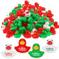 Junkin Mini Christmas Rubber Ducks 1.57 Inch Small Rubber Ducks in Bulk X-mas Rubber Ducks for Christmas Birthday Party Favors D