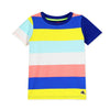 Cherry Crumble California Kids Round Neck Half Sleeves Casual Tshirt Multicolour