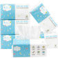 Orighty Baby Dry Wipes - Super Soft & Gentle Baby Washcloths, Use Wet or Dry, 100% Unscented Tissue for Babies Sensitive Skin, I