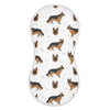 Yyzzh German Shepherd Dog Muslin Burp Cloths For Baby 1 Pack Soft 100% Cotton Baby Washcloths Bibs For Boy Girl