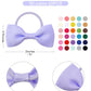 Jollybows 60Pcs 2 Inches Baby Girls Hair Bows Ties Mini Boutique Elastic Hair Rubber Ribbon Hair Band Accessories For Kids Toddl