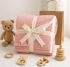 VAS COLLECTIONS Baby Blanket Gift Set | 2Layer Flannel & Sherpa Wrapping Sheet | Ultra Soft & Cozy | Newborn Boys & Girls | All