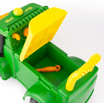 John Deere Johnny Tractor Ride-On Toy - Includes Lights and Sounds - John Deere Tractor Toys - Kids Farm Toys for 12 Months and