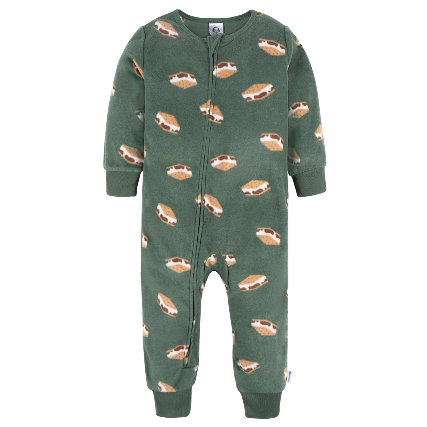 Gerber Baby Boy'S Flame Resistant Fleece Footless Pajamas 3-Pack, Camping