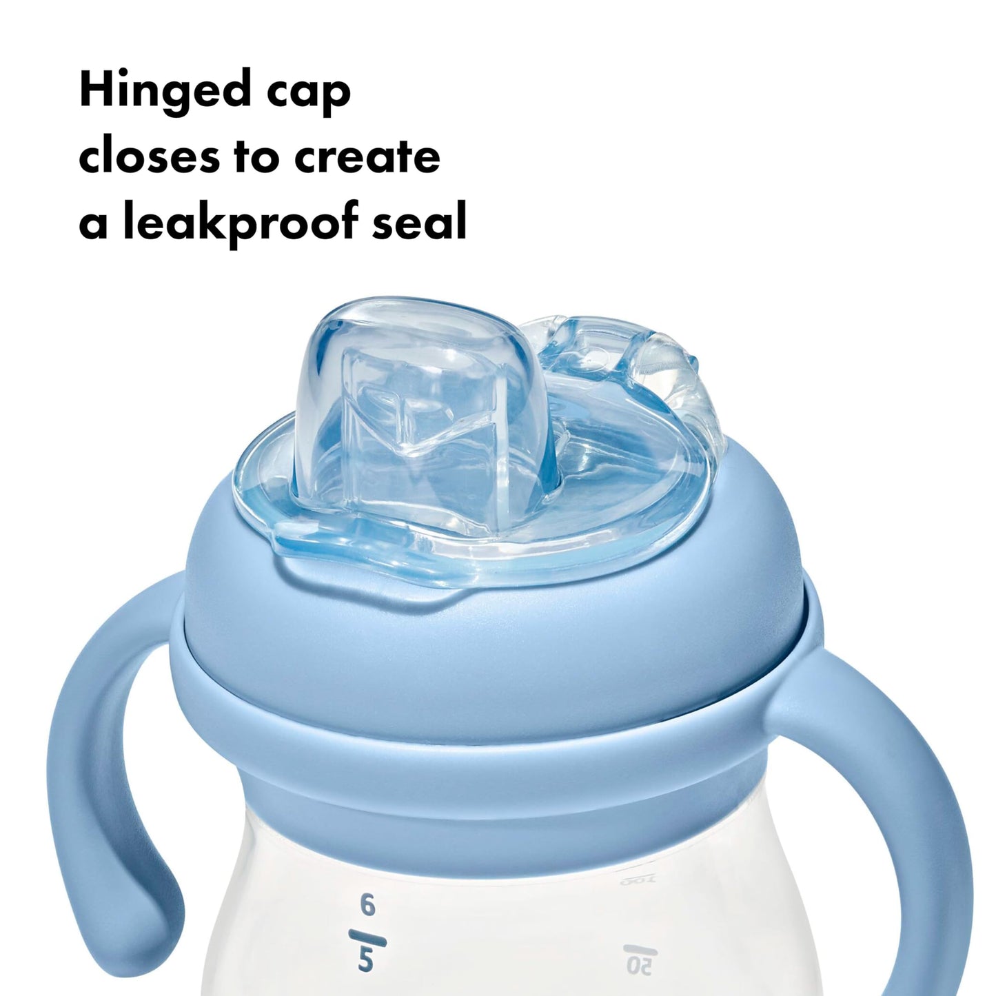 Oxo Tot Transitions Soft Spout Sippy Cup With Removable Handles - 6 Oz. - Dusk