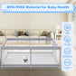 Xvishx Baby Playpen, 79 X 79 Inch Play Pen, Playpen For Babies And Toddlers, Baby Playard For Indoor & Outdoor Active Center Gam