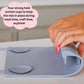 The Table Tyke 100% Silicone Suction Placemat With Teething Edge Bumper/Spill Stopper | Dishwasher Safe, Rolls Up To Travel, Fit