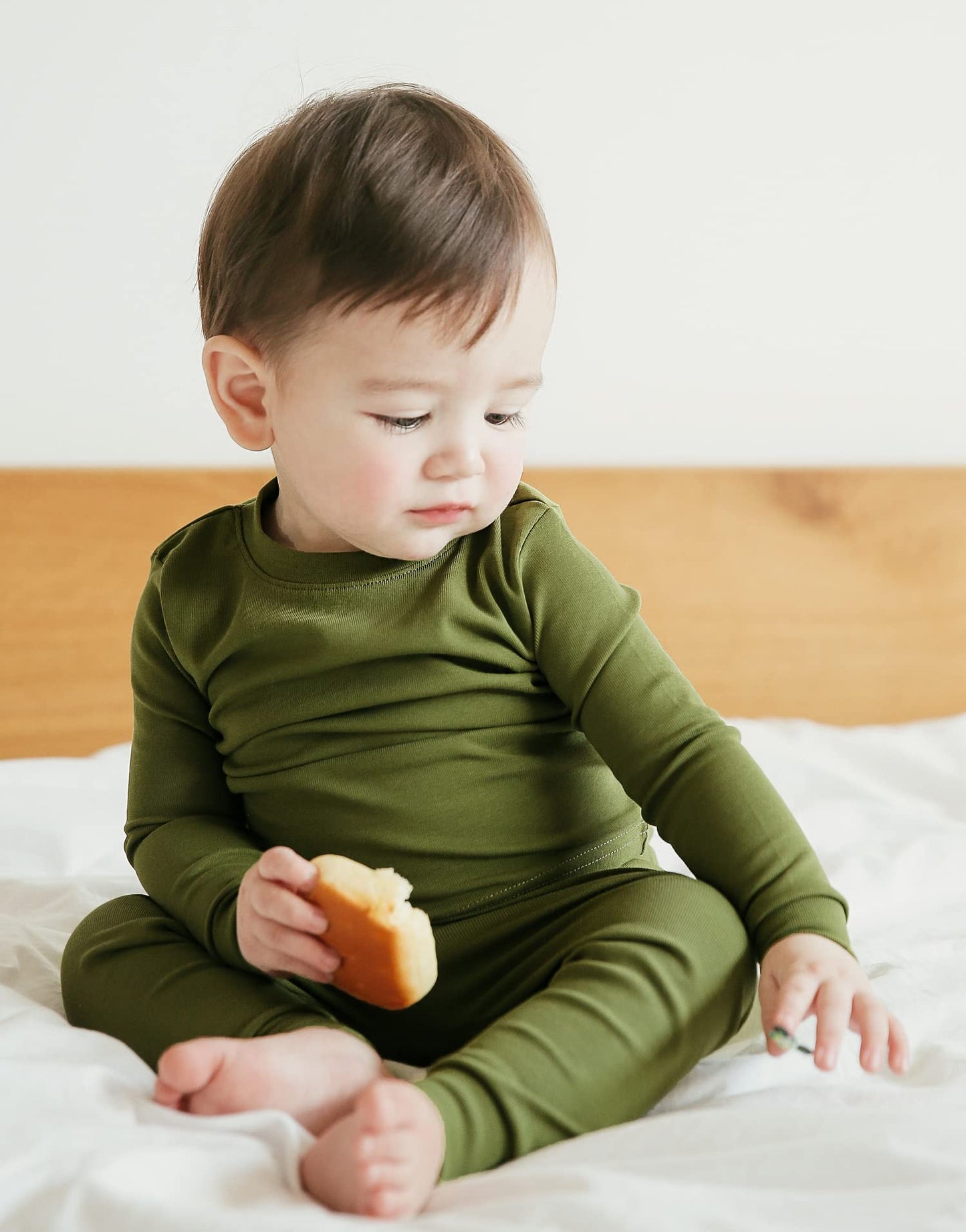 Vaenait Baby Kids Toddler Cotton Sleepwear Pajama Pjs 2Pcs Set Basic Green Xl