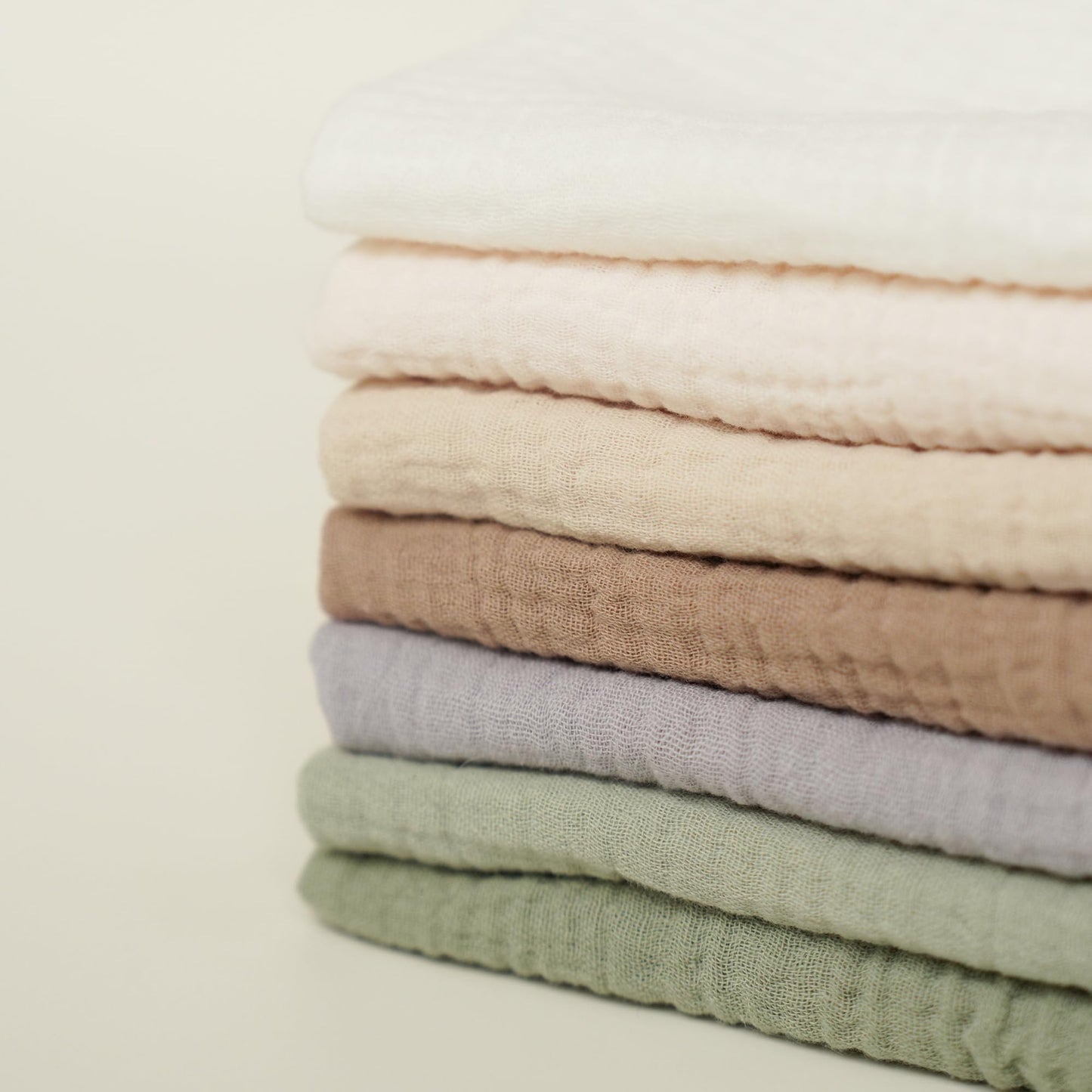 Konssy Baby Muslin Washcloths 7 Pack -100% Cotton Baby Bath Towels, Soft Baby Wash Cloths And Absorbent Burp Cloths For Newborn