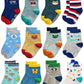 Unique Ideas Trendy Dukaan BabyBoyS And BabyGirlS Cotton Socks (Multicolour, 35 Months)  Pack Of 4