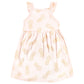 Hudson Baby Baby Girls Cotton Dresses Casual Dress, Flamingo Pineapple, 5T Us