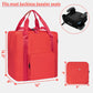 Toribio Backless Booster Car Seat Travel Bag, For Gb Pockit, Tote Bag Strollers Bags For Airplane Gate Check, Red