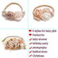 BFNAAgirl Baby Girl Headbands Nylon Flower Elastic Hairbands 3pcs Hair Accessories Gift for Newborn Infant Toddlers (YM1)
