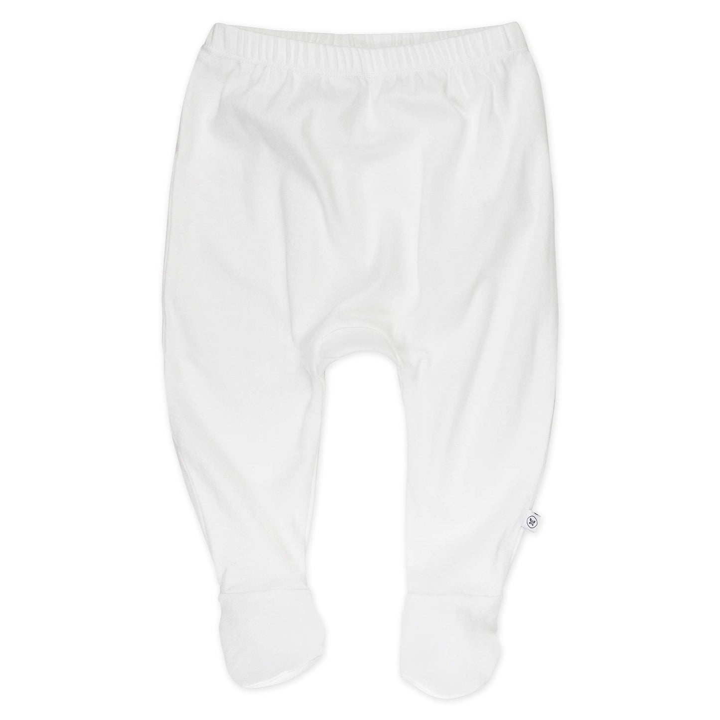 Honestbaby Unisex Baby 3-Pack Organic Cotton Footed Harem Pants, Sketchy Stripe, Preemie Us