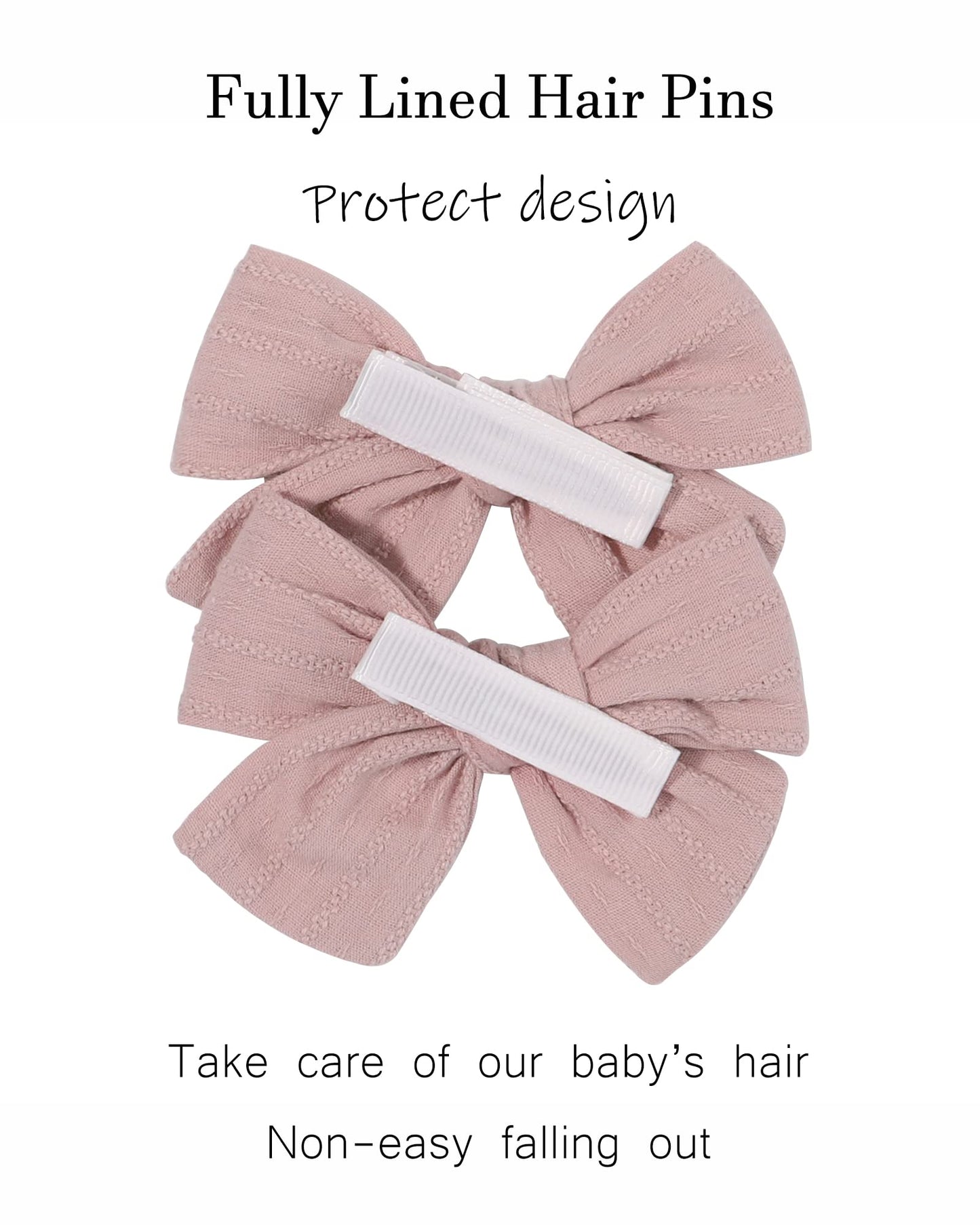 Jollybows 20 Peices Hair Bows For Girls Baby Pigtail Fully Lined Clips Toddler Alligator Kids Teens Barrettes Accessories