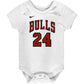 Outerstuff Nba Newborn Infants White Association Edition Name And Number Player Bodysuit Creeper (Lauri Markkanen Chicago Bulls