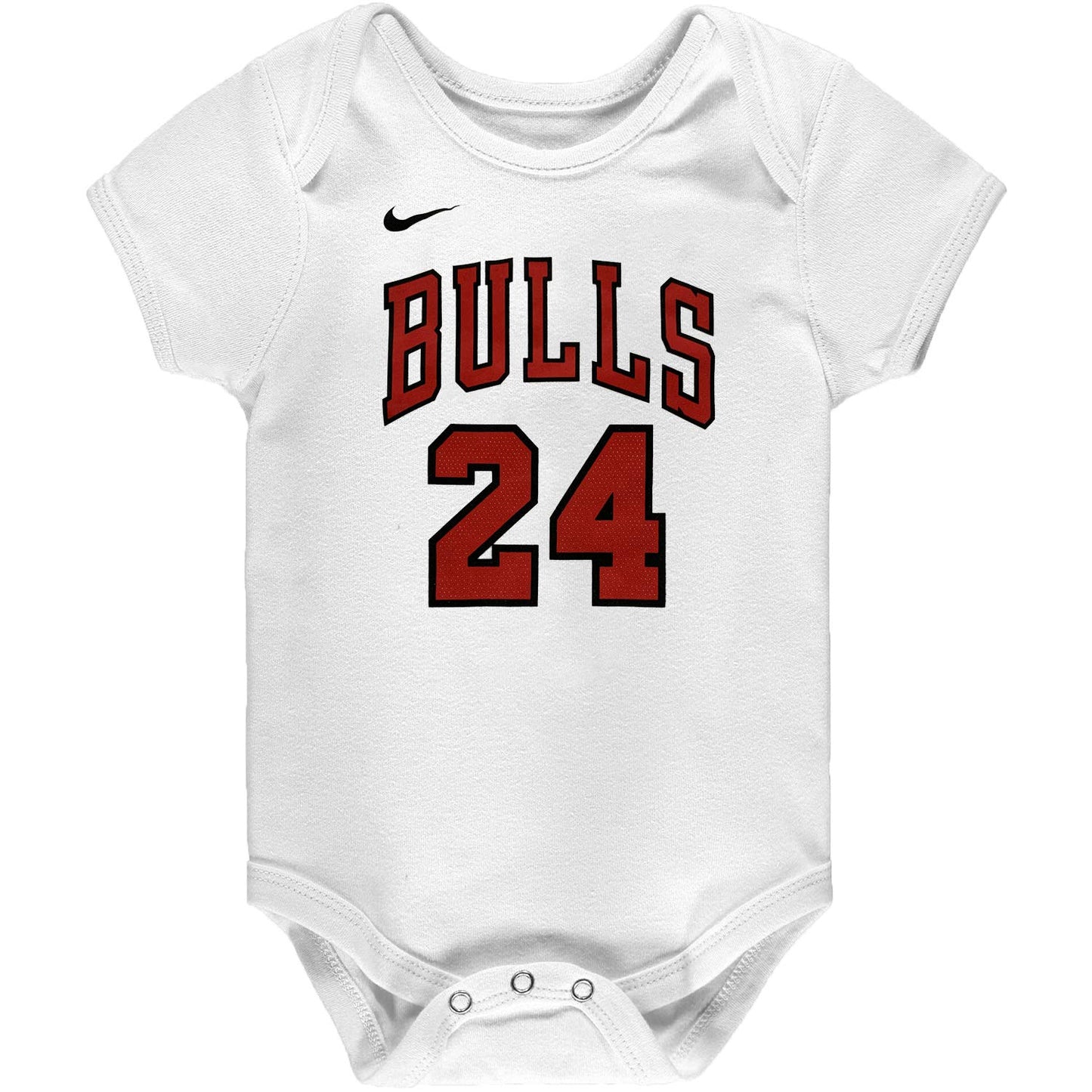 Outerstuff Nba Newborn Infants White Association Edition Name And Number Player Bodysuit Creeper (Lauri Markkanen Chicago Bulls