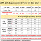Lolanta Girls Hip Hop Dance Costumes Sequin Jacket And Pants Dance Set Girls Street Dance Casual Wear (Golden, 12-13 Years)